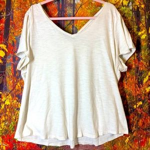 Champagne white T-shirt